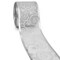 2 1/2" Christmas Wired Ribbon 40 feet by Magic Ornaments, Wide Silver Glitter Organza Ribbon’ Christmas Tree Ribbon